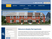 Tablet Screenshot of murphyparkapts.com